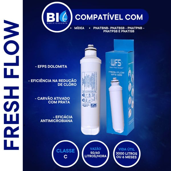 FILTRO REFIL FRESH FLOW - 26 - COMPATÍVEL COM MIDEA PNATBNB, PNATBSB, PNATPNB, PNATPSB e PNATISB