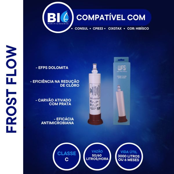 FILTRO REFIL FROST FLOW - 43H - COMPATÍVEL COM CONSUL CPB33/ CIX07AX (HIBISCO)