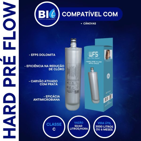 FILTRO REFIL PRE HARD FLOW - 40A - PRÉ - COMAPTÍVEL COM CANOVAS PFPF5