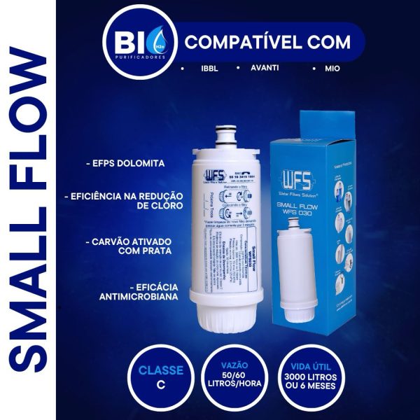 FILTRO REFIL SMALL FLOW - 30 - COMPATÍVEL COM IBBL AVANTI, MIO